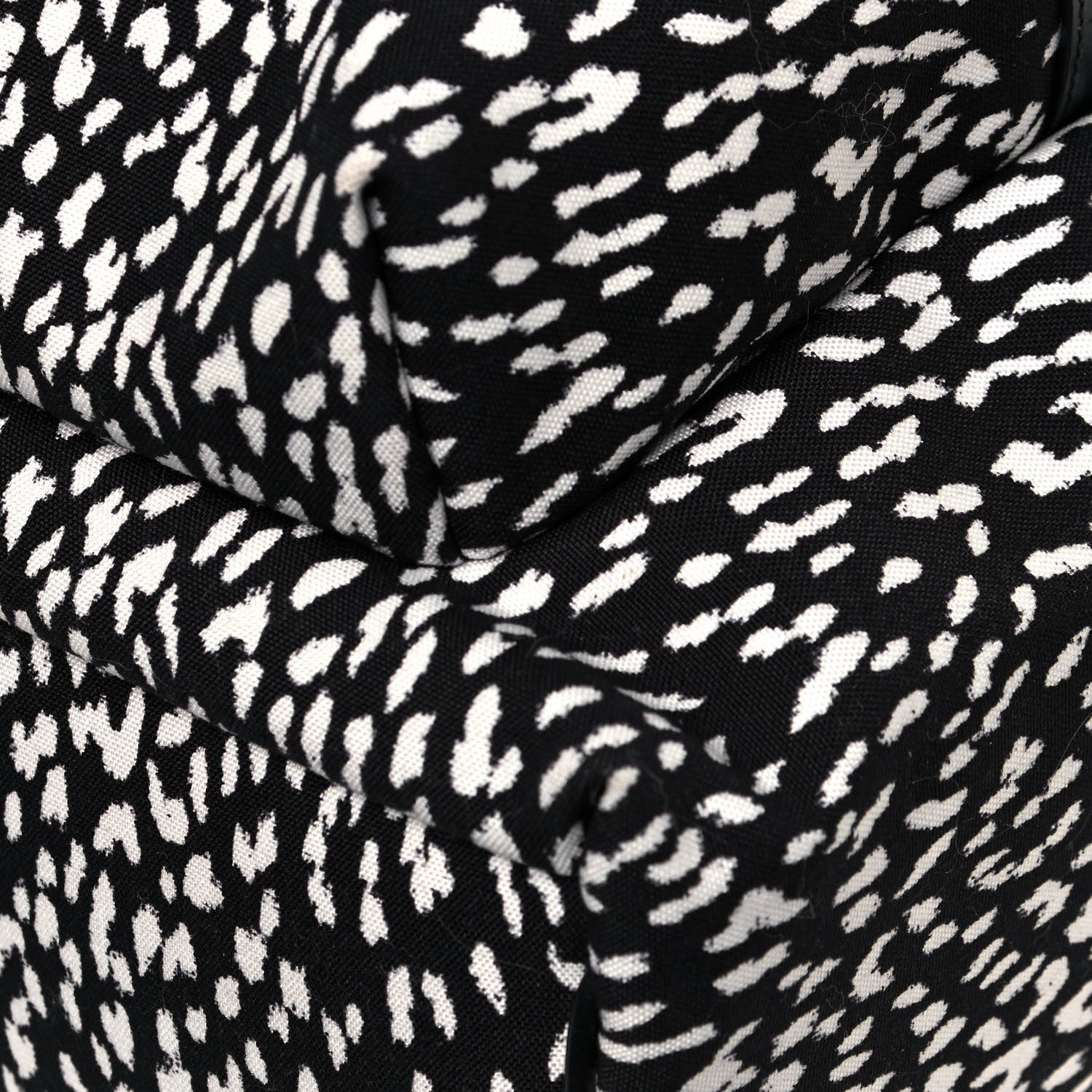 Saint Laurent Canvas Leopard Print City Backpack Black White 9 of 11