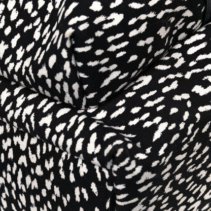 Saint Laurent Canvas Leopard Print City Backpack Black White 9 of 11