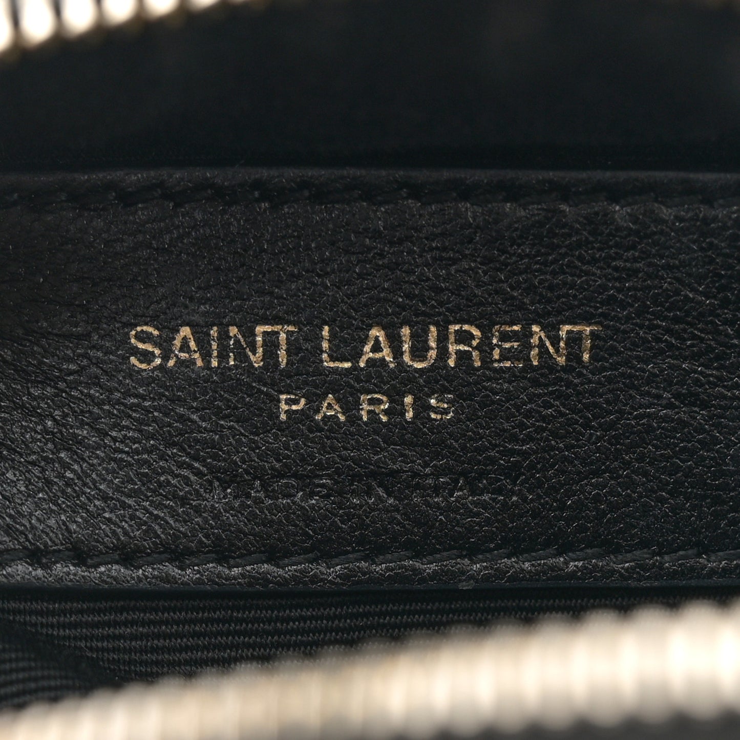 Lambskin Monogram Mini Sade Tube Bag Black
