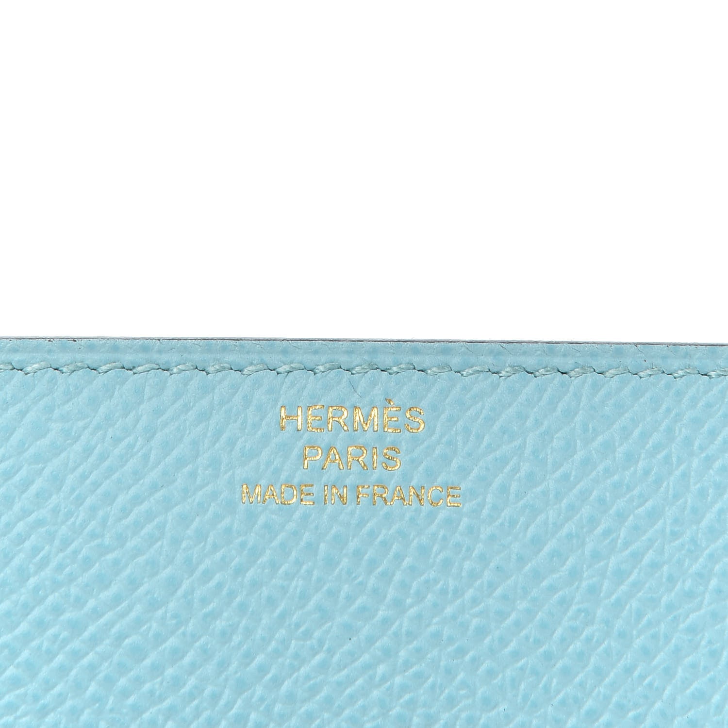 Hermes Epsom Clic Mini Card Holder Bleu Atoll Malachite 6 of 6