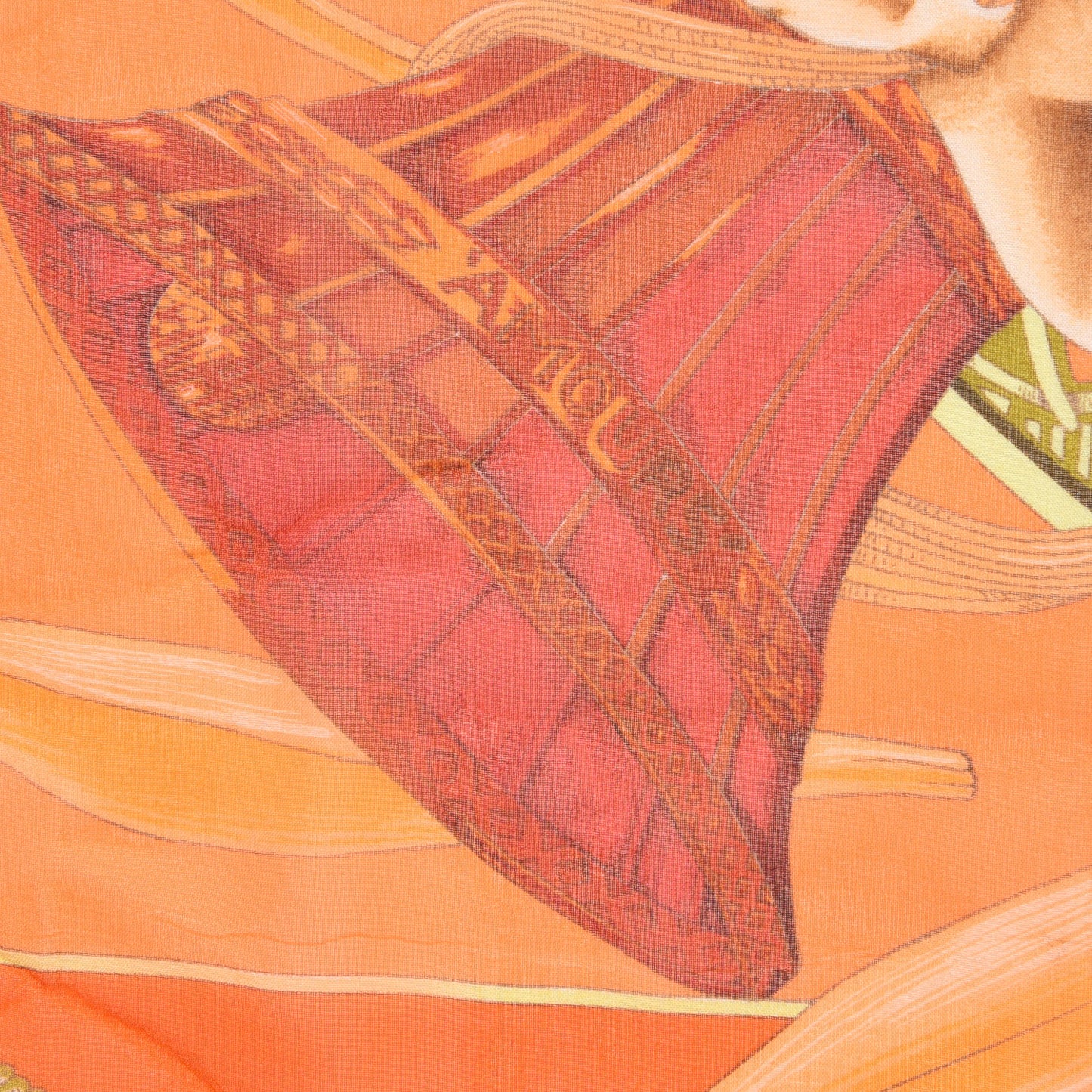 Silk Mousseline Amours Scarf 90