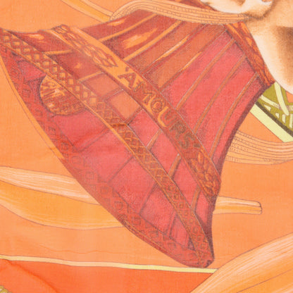 Hermes Silk Mousseline Amours Scarf 90 3 of 8