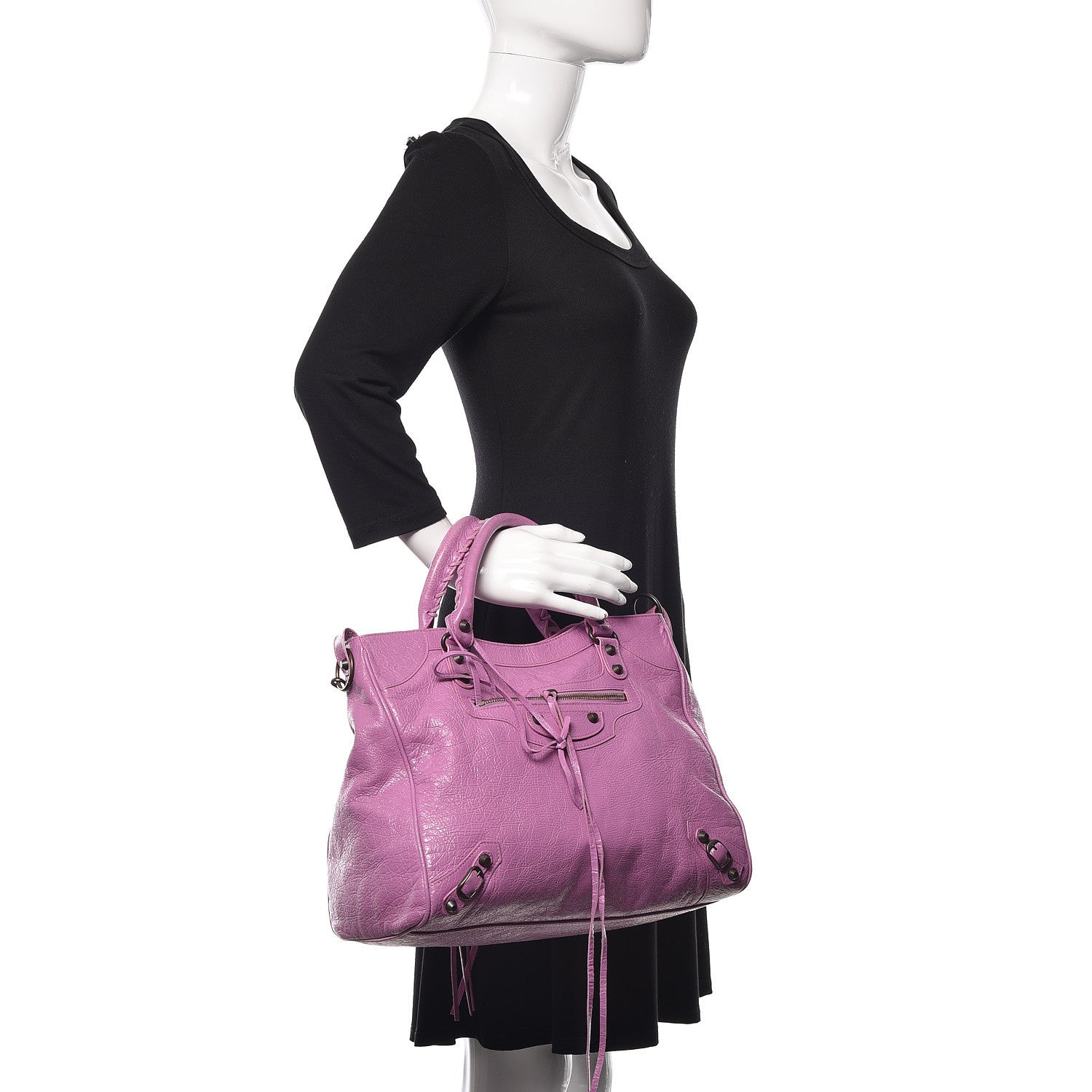 Balenciaga Agneau Classic Hardware Velo Rose Berlingot 3 of 13