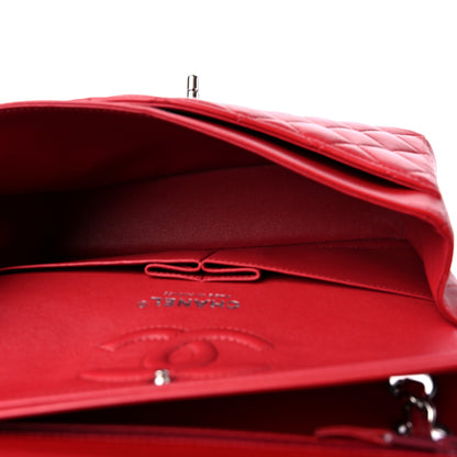 Chanel Lambskin Quilted Small Double Flap Red 5 of 10
