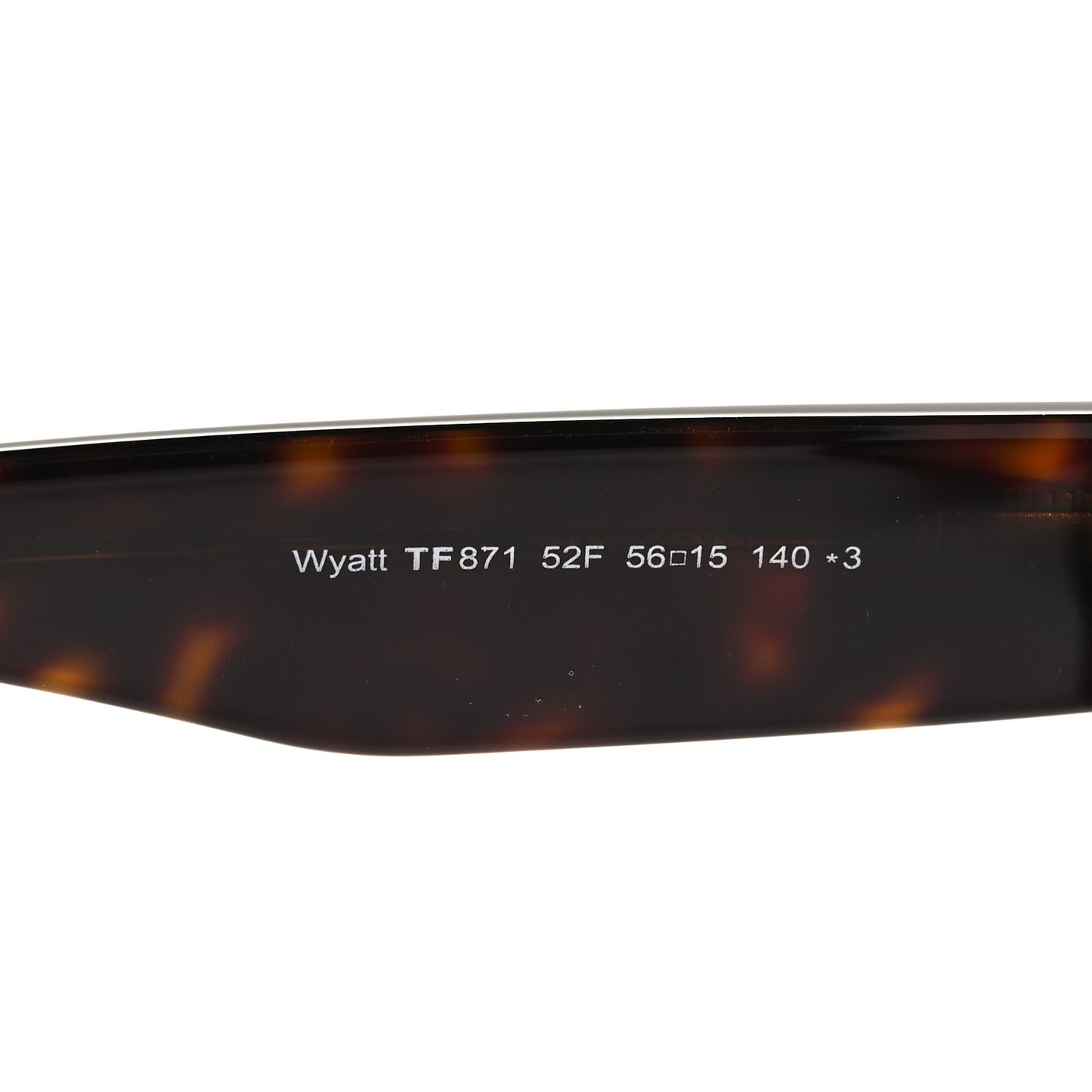 Acetate Wyatt Sunglasses TF871 Tortoise