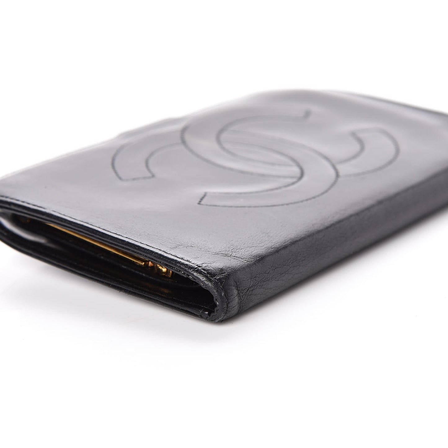 Lambskin Timeless CC French Wallet Black