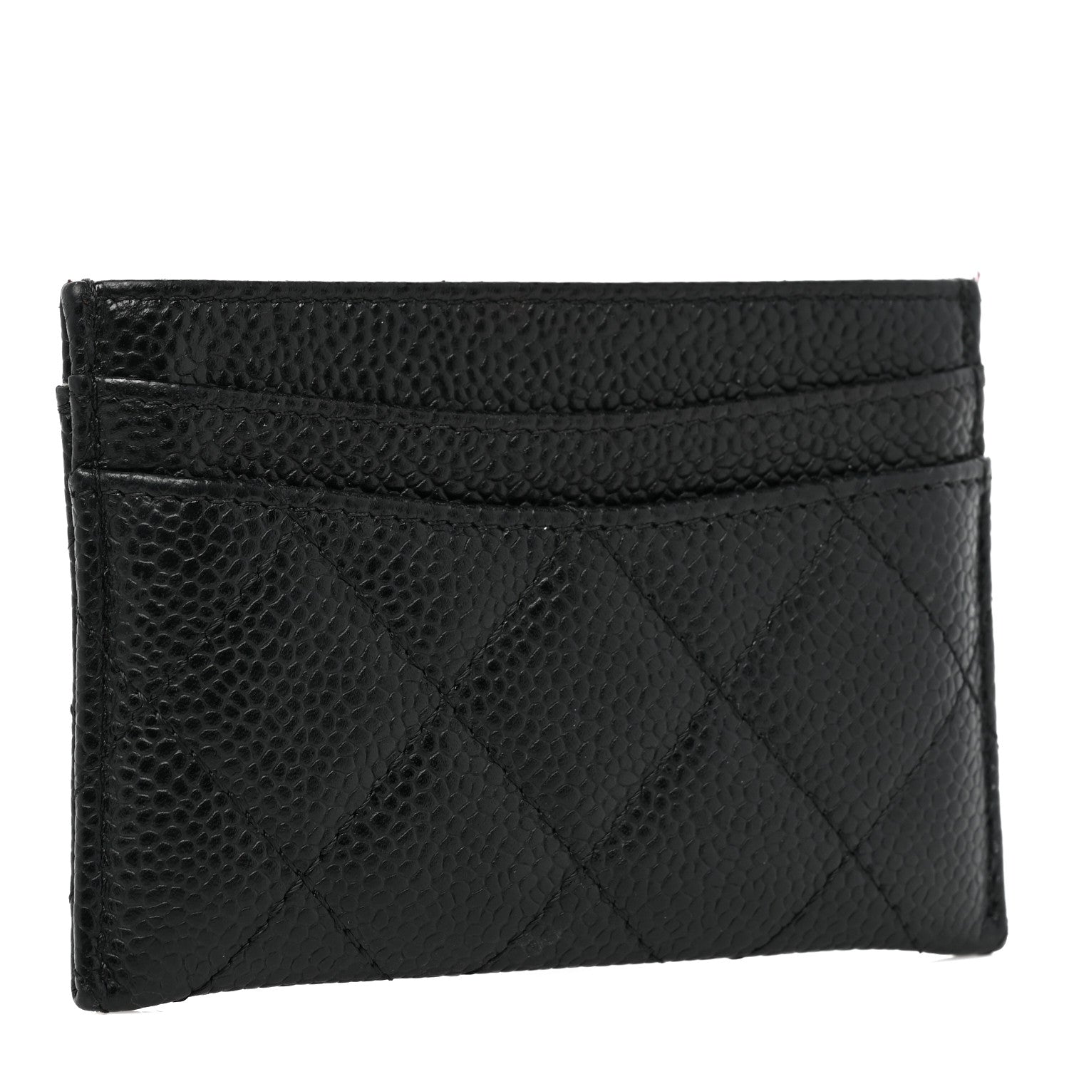 Chanel Caviar Quilted Card Holder Black 3 of 9