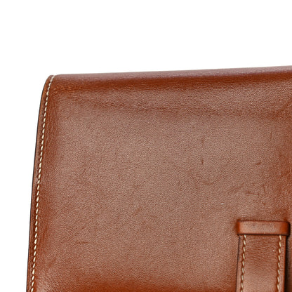 Hermes Tadelakt Bearn Wallet Fauve 18 of 19