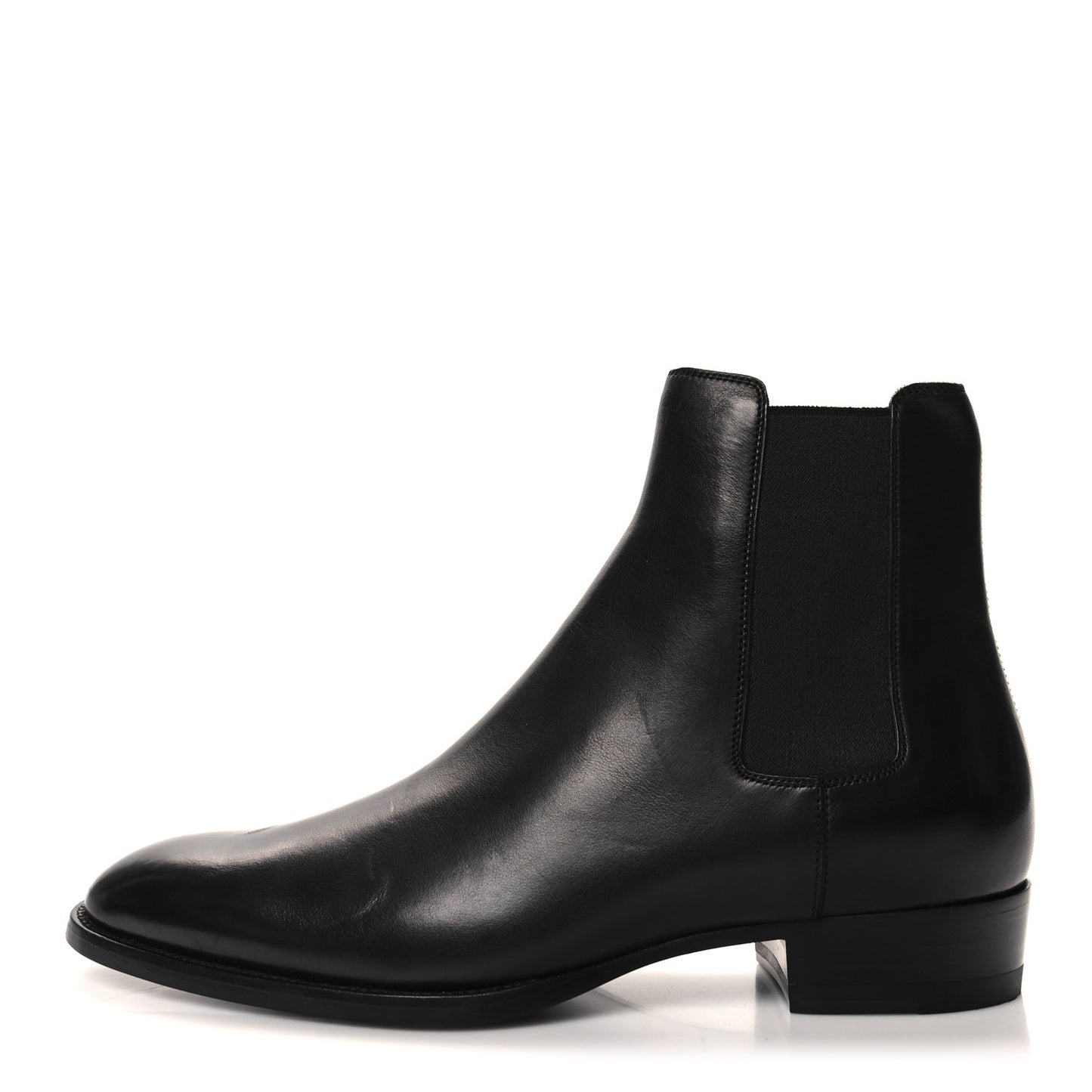 Calfskin Mens Wyatt Chelsea Boots 41 Black