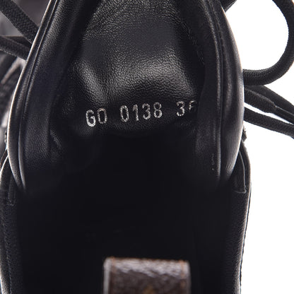 Louis Vuitton Calfskin Patent Monogram LV Archlight Sneakers 36.5 Black 8 of 8