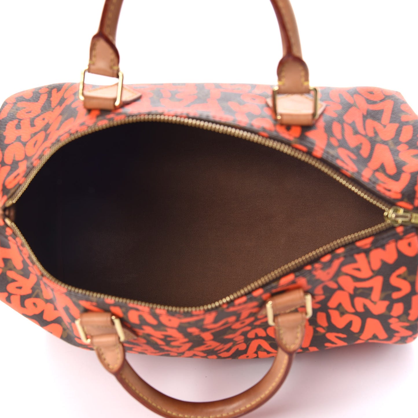 Monogram Graffiti Speedy 30 Orange