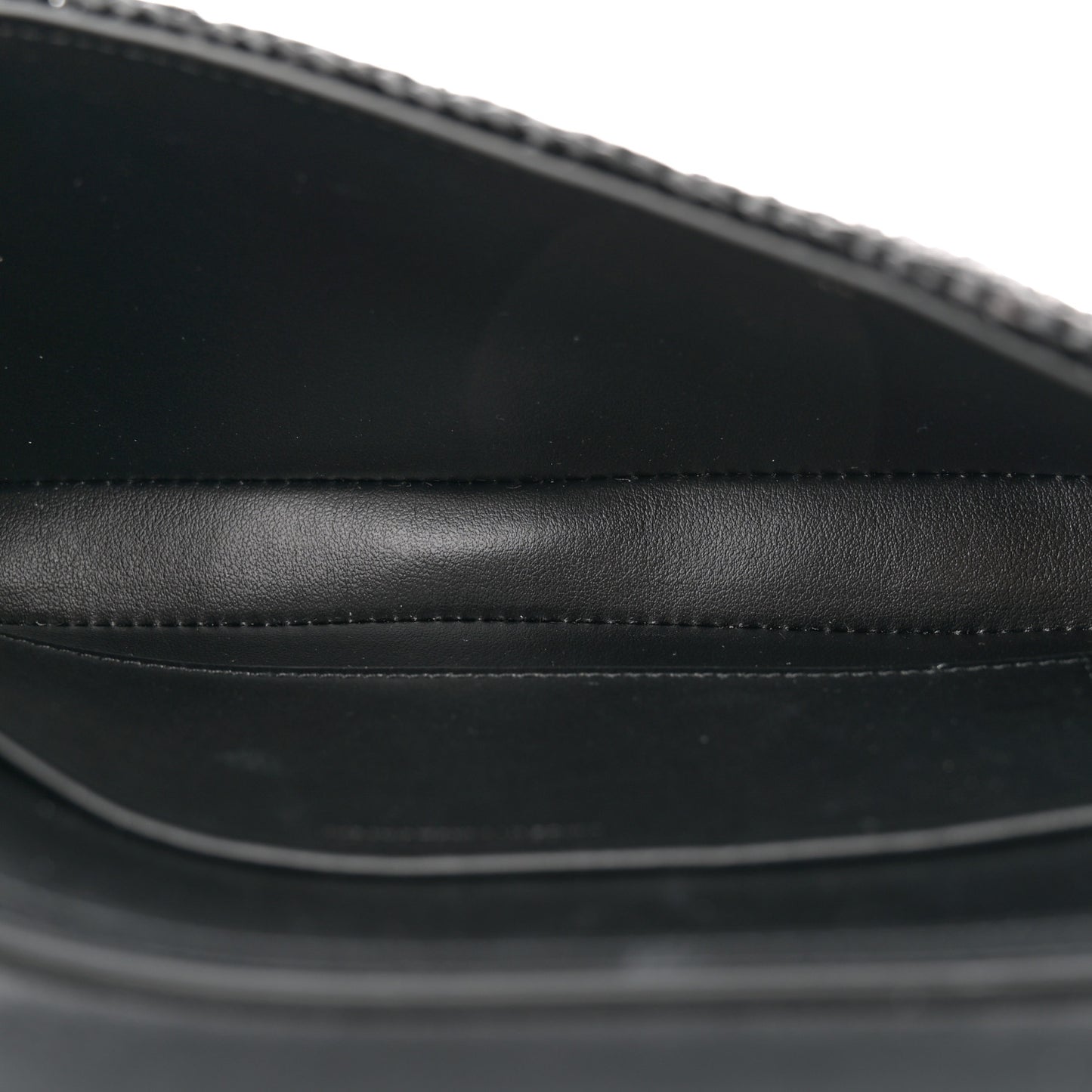 Raffia Calfskin Multipochette Black