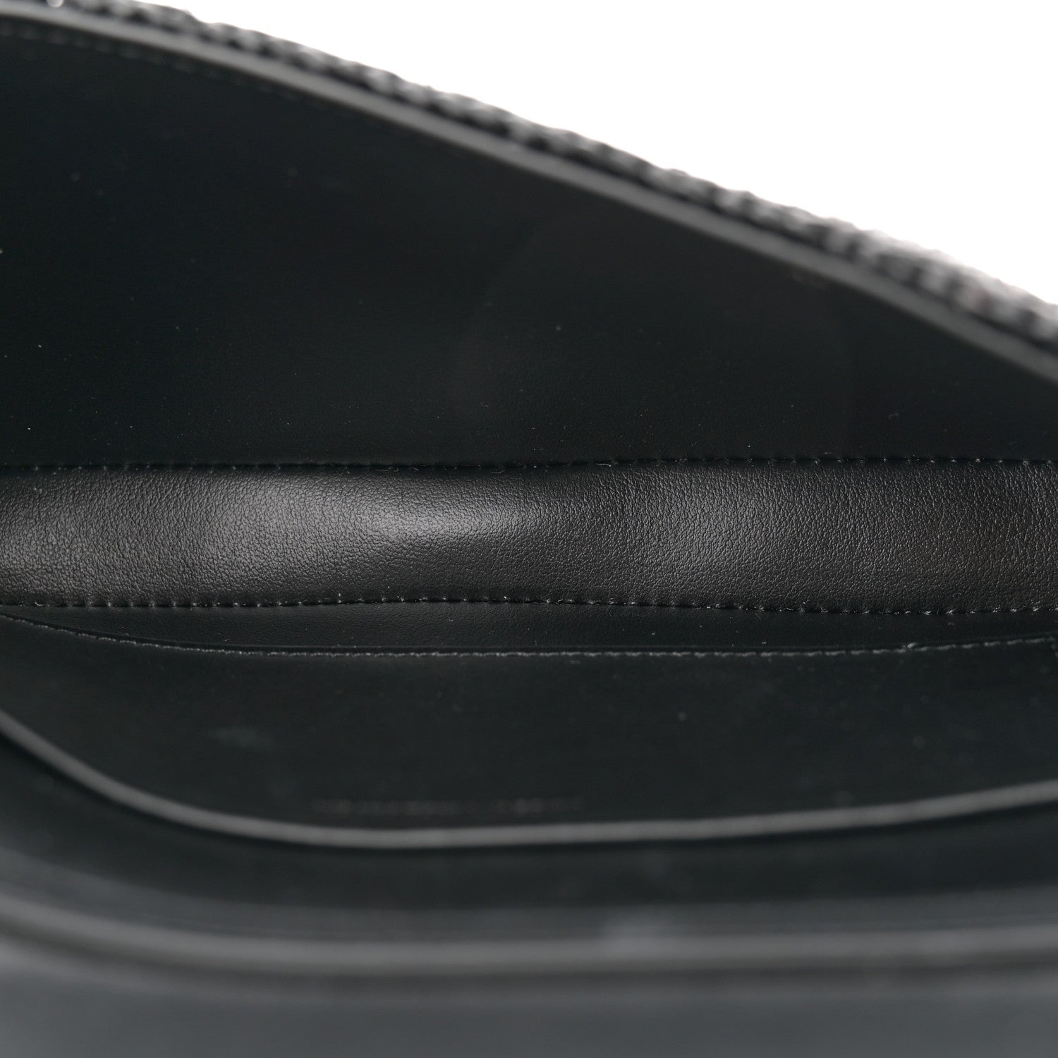 Celine Raffia Calfskin Multipochette Black 5 of 10