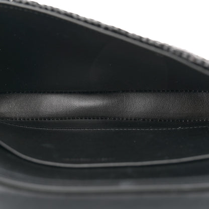 Celine Raffia Calfskin Multipochette Black 5 of 10