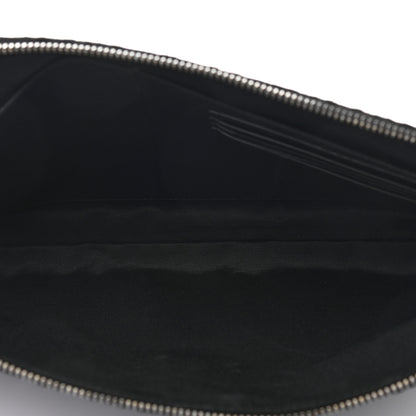 Christian Dior Oblique Jacquard Triangle Case Black Multicolor 5 of 7