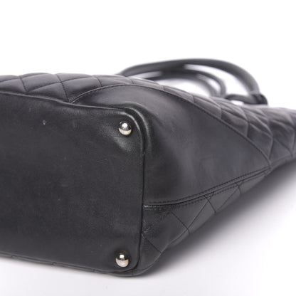 Chanel Calfskin Quilted Medium Cambon Tote Black White 15 of 15