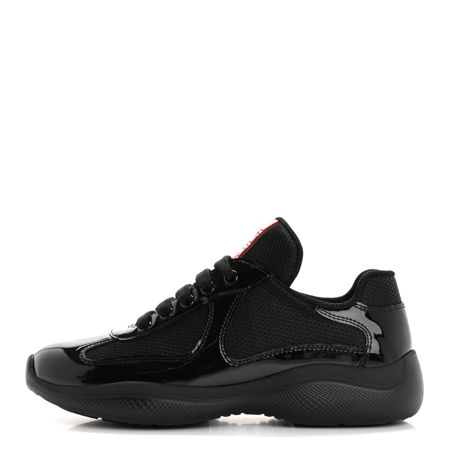 Patent America's Cup Patchwork Sneakers 36 Black