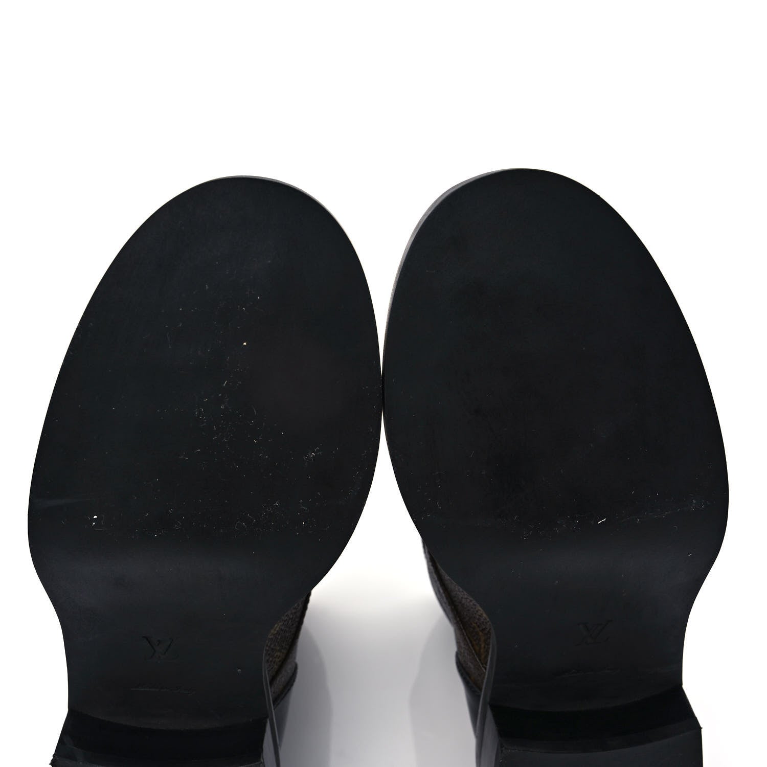 Louis Vuitton Calfskin Monogram Wonderland Flat Ranger Boots 38 Black 9 of 9