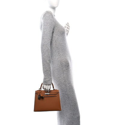 Hermes Epsom Kelly Sellier 25 Gold 3 of 11