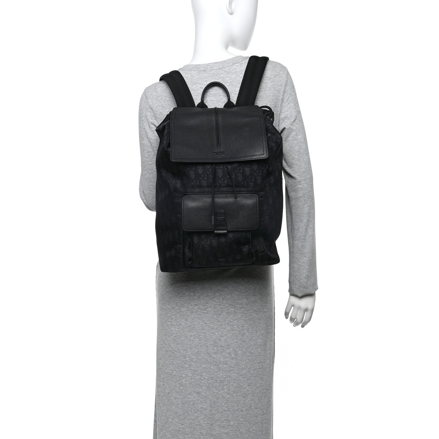 Christian Dior Oblique Motion Backpack Black 3 of 12