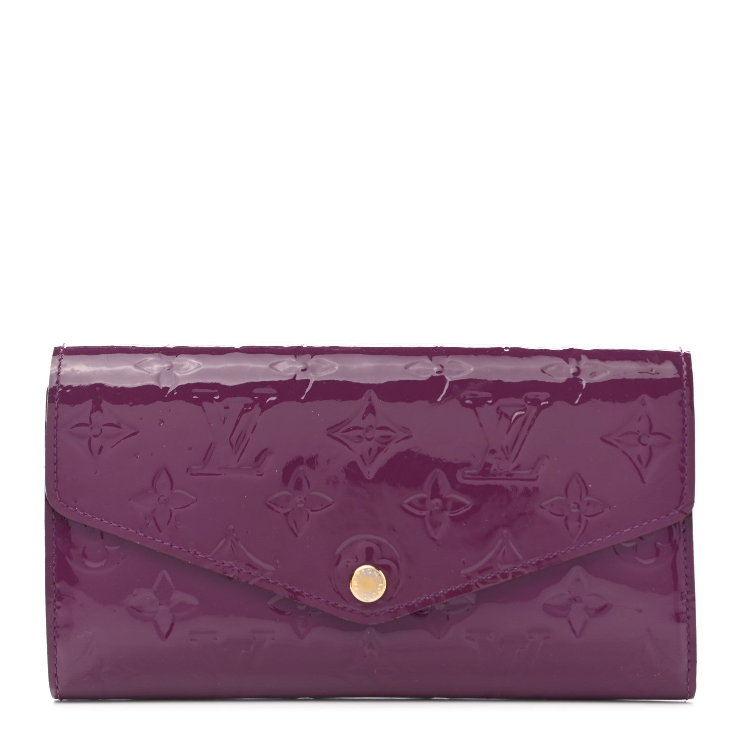 Louis Vuitton Vernis Sarah Wallet NM Amethyste 1 of 12