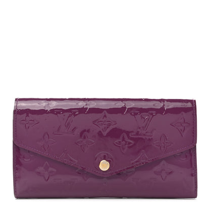 Louis Vuitton Vernis Sarah Wallet NM Amethyste 1 of 12