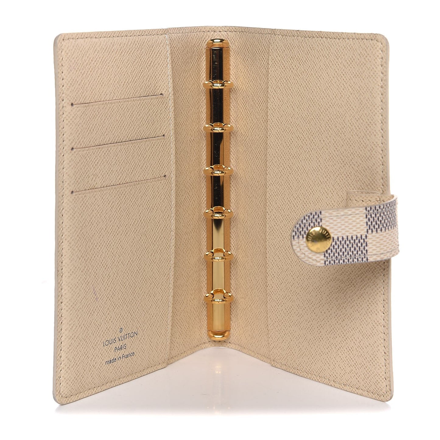 Damier Azur Small Ring Agenda Cover