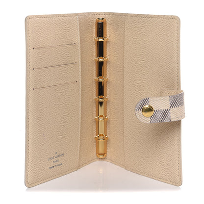 Louis Vuitton Damier Azur Small Ring Agenda Cover 5 of 7