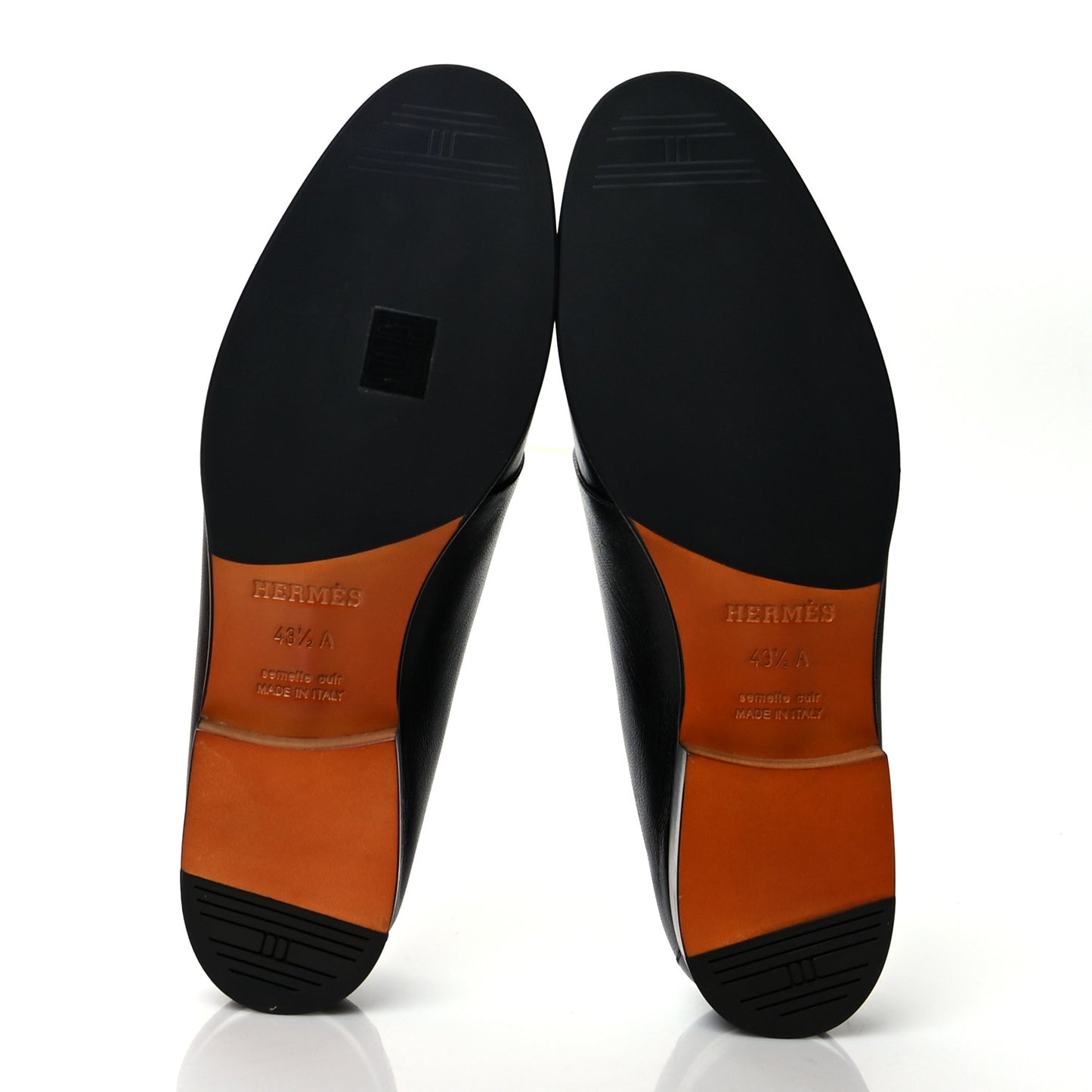 Goatskin Canvas Mens Ancora Moccasin Loafers 43.5 Black Prunoir