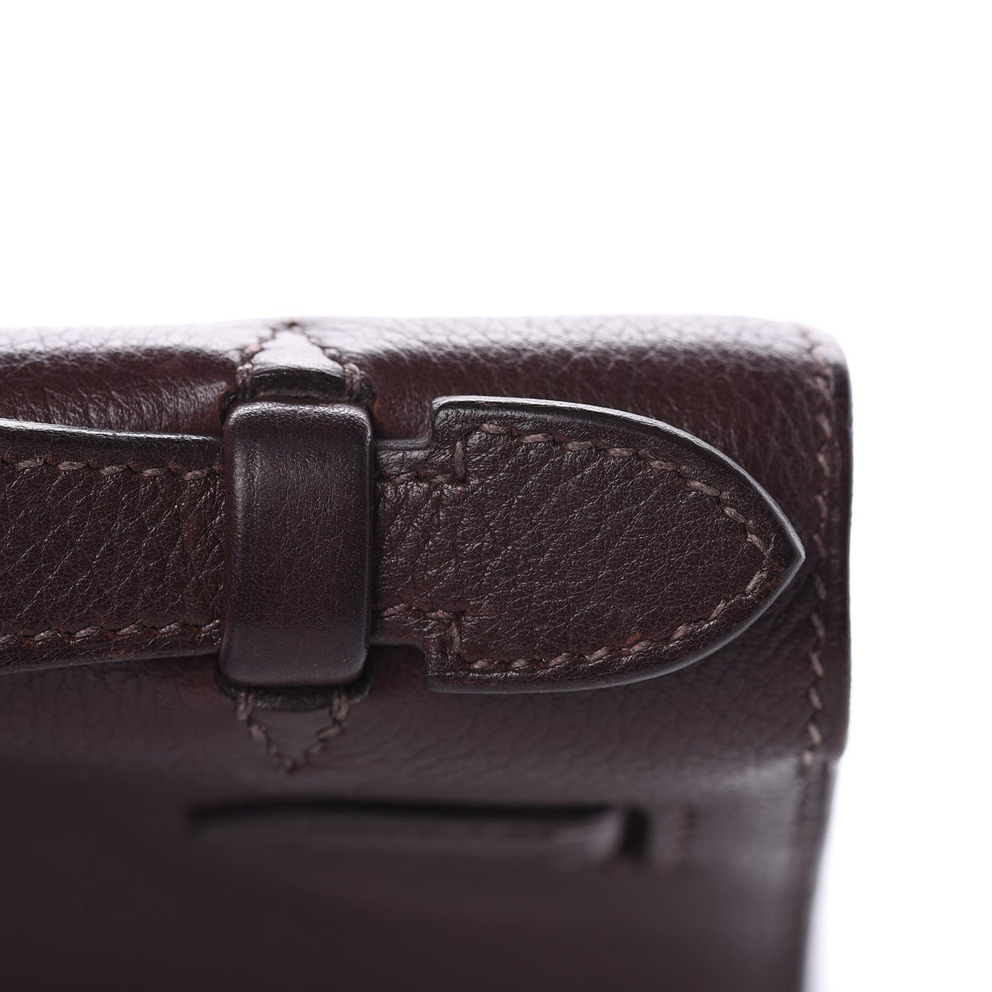 Evergrain Kelly Pochette Clutch Havane