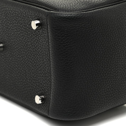 Hermes Taurillon Clemence Lindy 26 Black 9 of 9