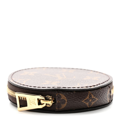 Louis Vuitton Monogram OnTheGo East West Round Coin Purse Red 4 of 7
