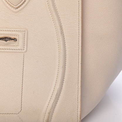 Celine Grained Calfskin Medium Phantom Luggage Cream 38 of 39