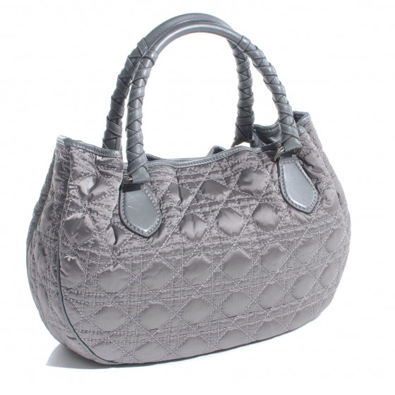 Christian Dior Satin Cannage Charming Tote 3 of 7