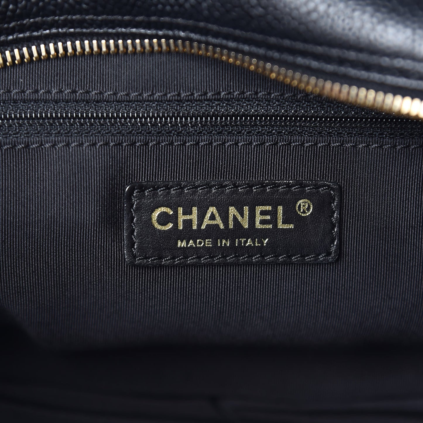 Caviar Quilted Petit Timeless Tote PTT Black