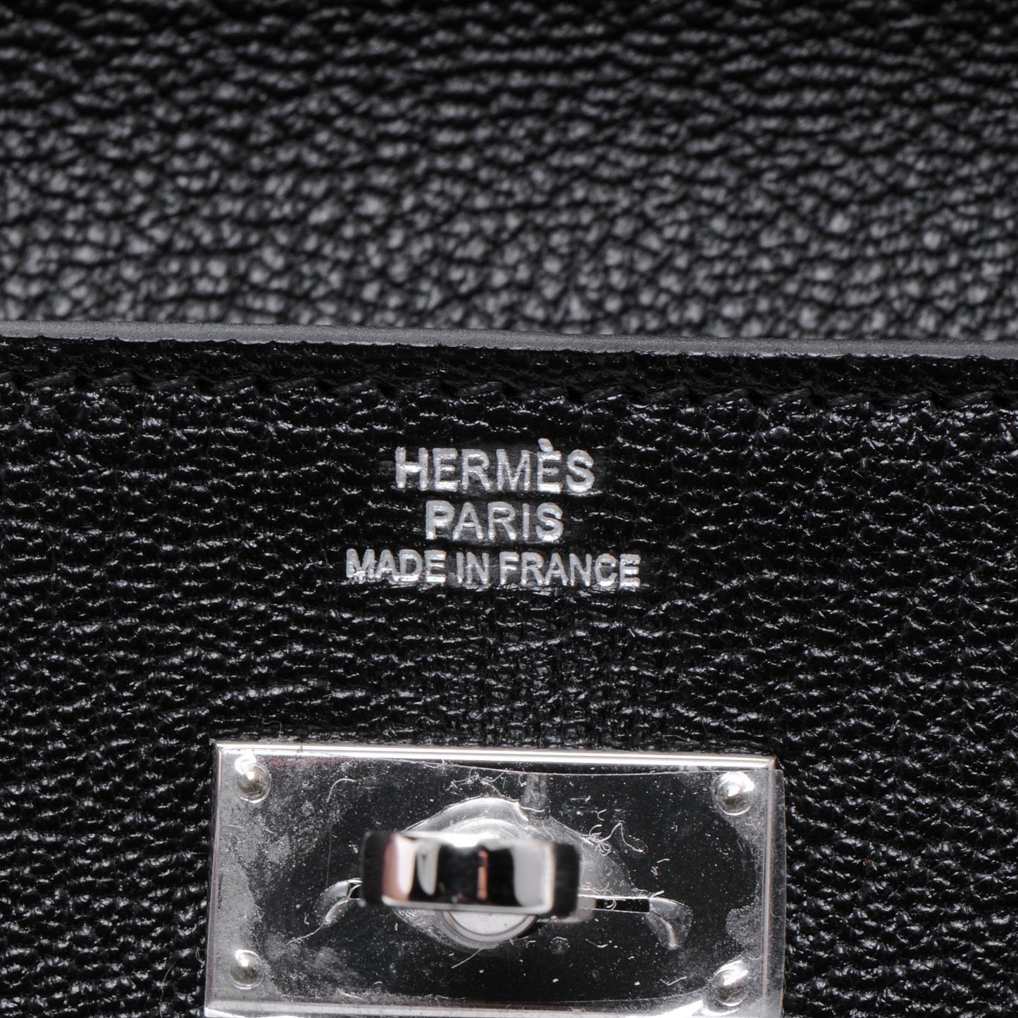 Chevre Kelly Longue Wallet Black