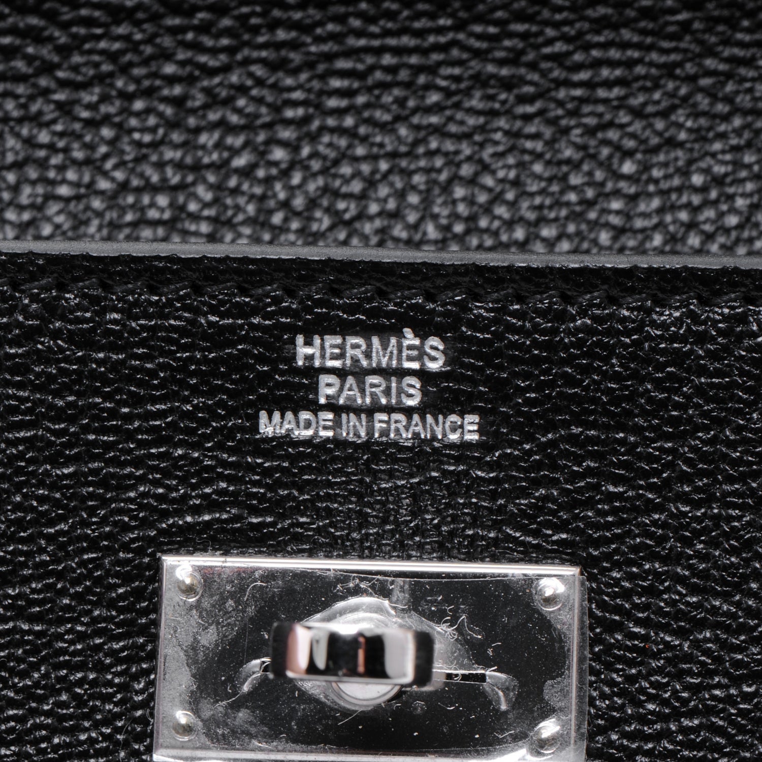 Hermes Chevre Kelly Longue Wallet Black 7 of 8