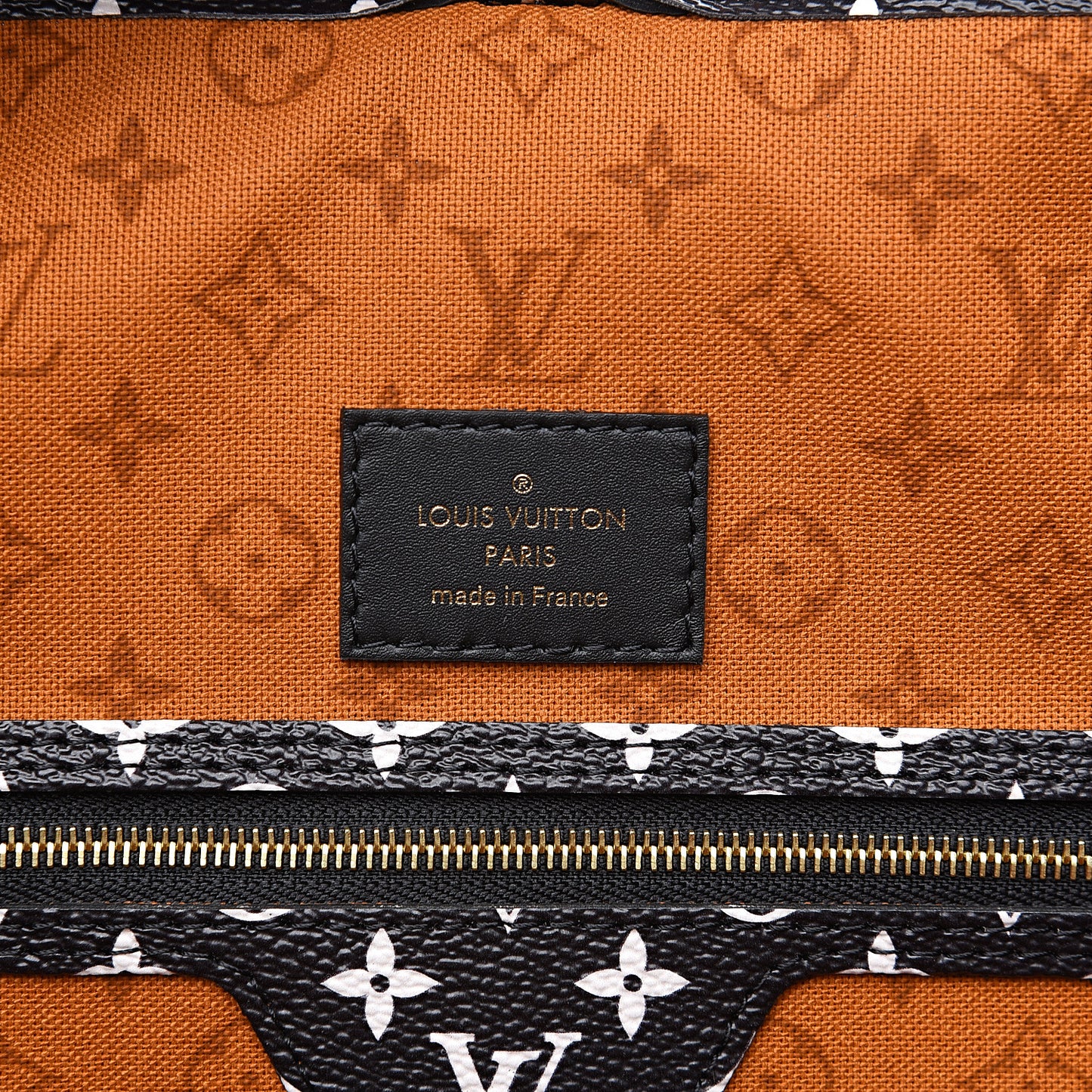 Monogram Giant Crafty Neverfull MM Creme Caramel