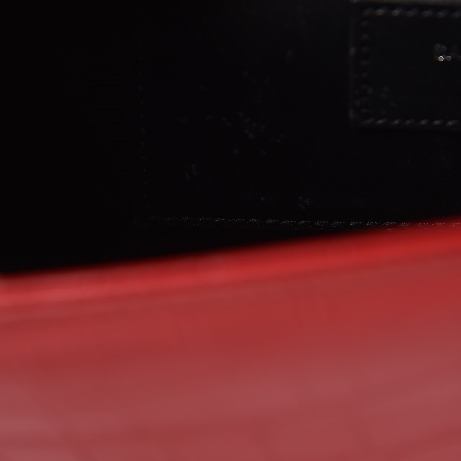 Saint Laurent Calfskin Crocodile Embossed Medium Classic Monogram Kate Tassel Satchel Red 8 of 10