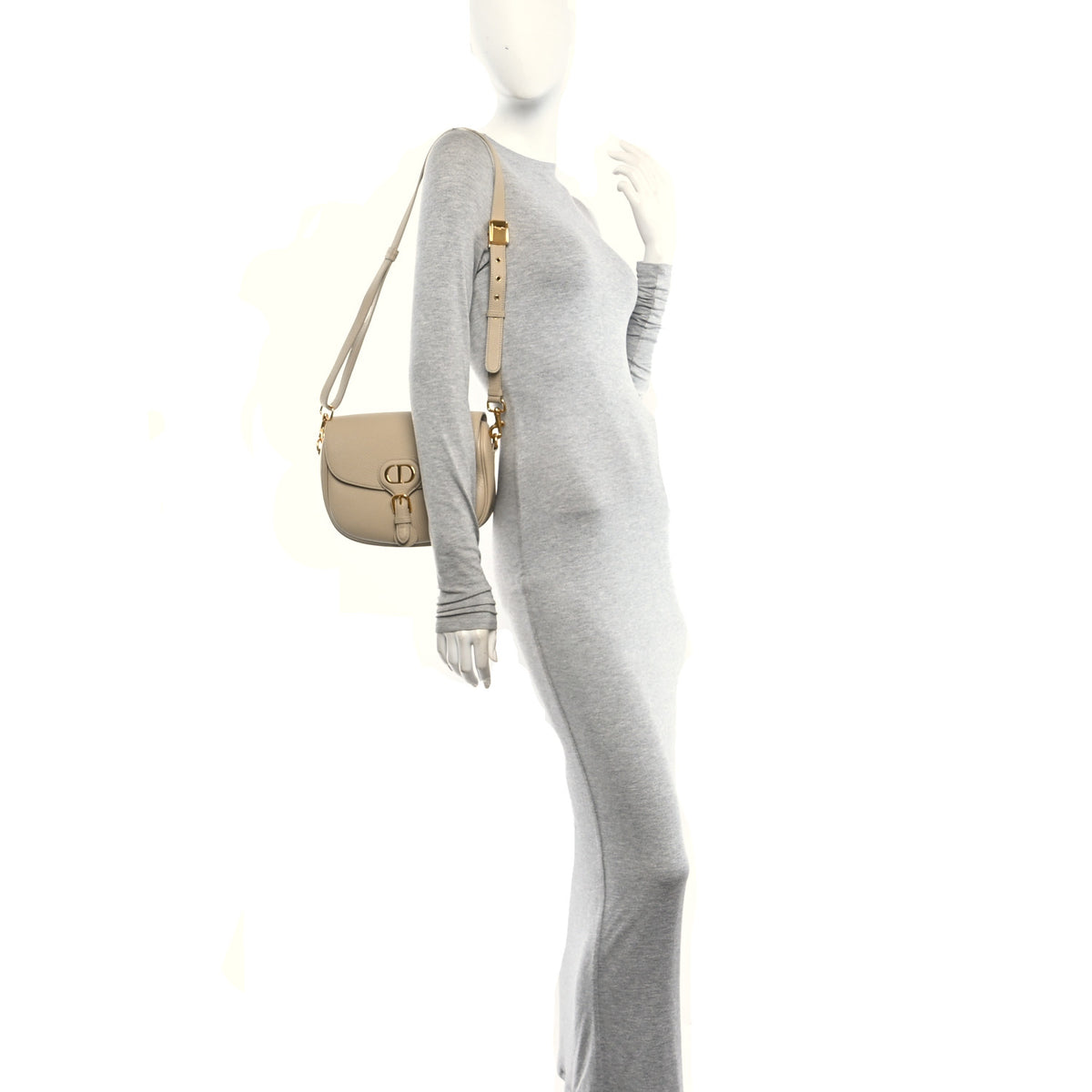 Christian Dior Grained Calfskin Large Bobby Flap Beige 2 of 9