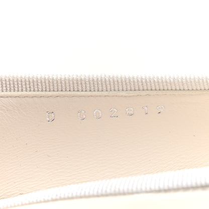Chanel Lambskin Cap Toe CC Ballerina Flats 37.5 White Black 9 of 10