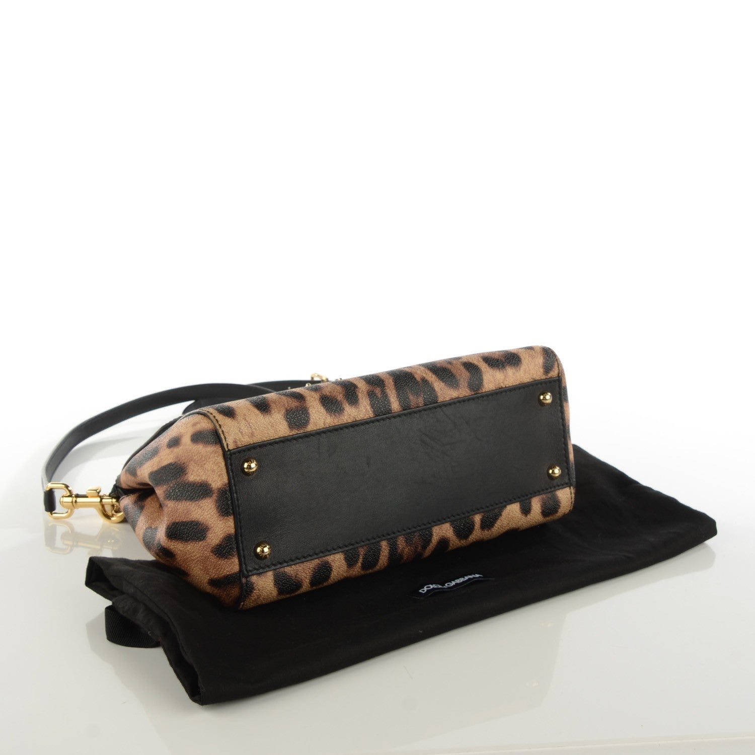 Dolce & Gabbana Leo Crepe Miss Sicily Satchel Naturale 4 of 7