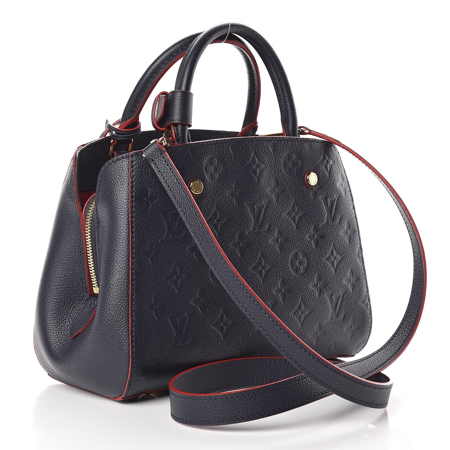 Louis Vuitton Empreinte Montaigne BB Marine Rouge 3 of 10