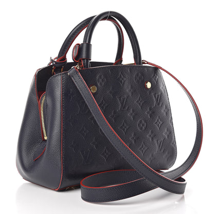 Louis Vuitton Empreinte Montaigne BB Marine Rouge 3 of 10