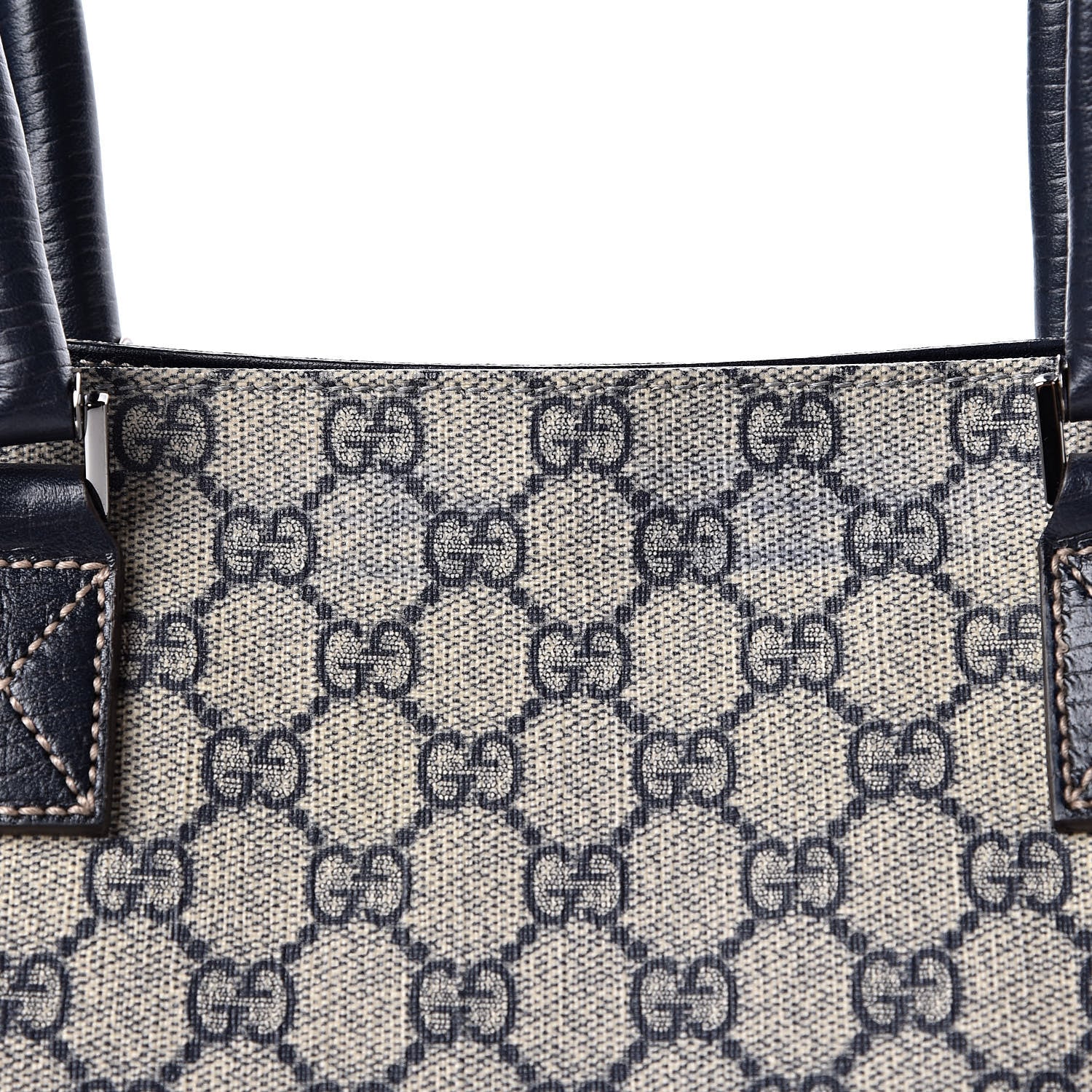 Gucci Soft GG Supreme Monogram Vertical Tote Navy 10 of 10
