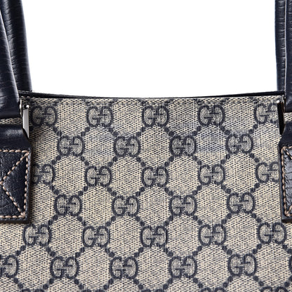 Gucci Soft GG Supreme Monogram Vertical Tote Navy 10 of 10