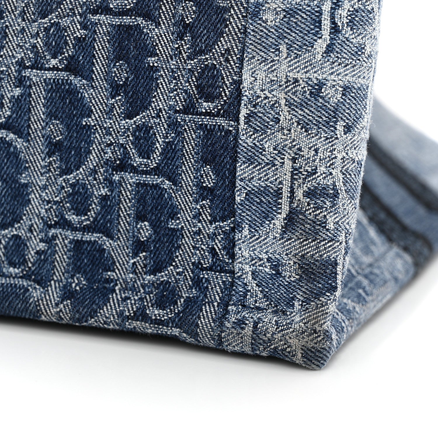 Christian Dior Oblique Denim Medium Book Tote Blue 12 of 12