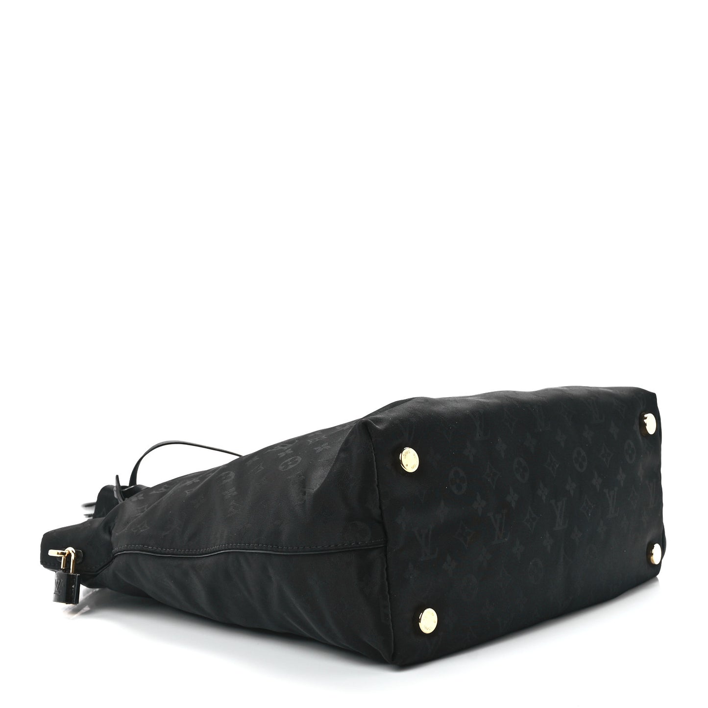 Monogram Nylon Desire Lockit Vertical MM Black