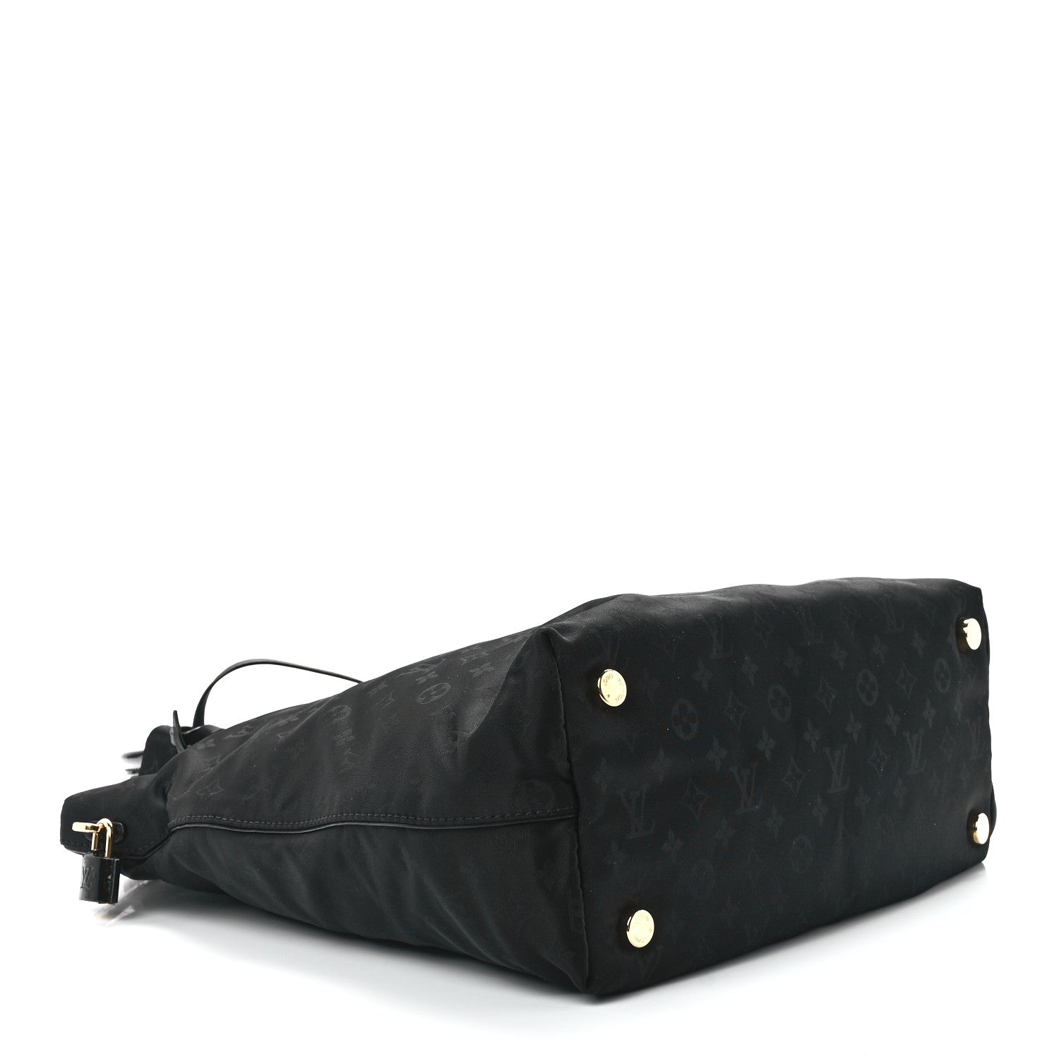 Louis Vuitton Monogram Nylon Desire Lockit Vertical MM Black 4 of 11
