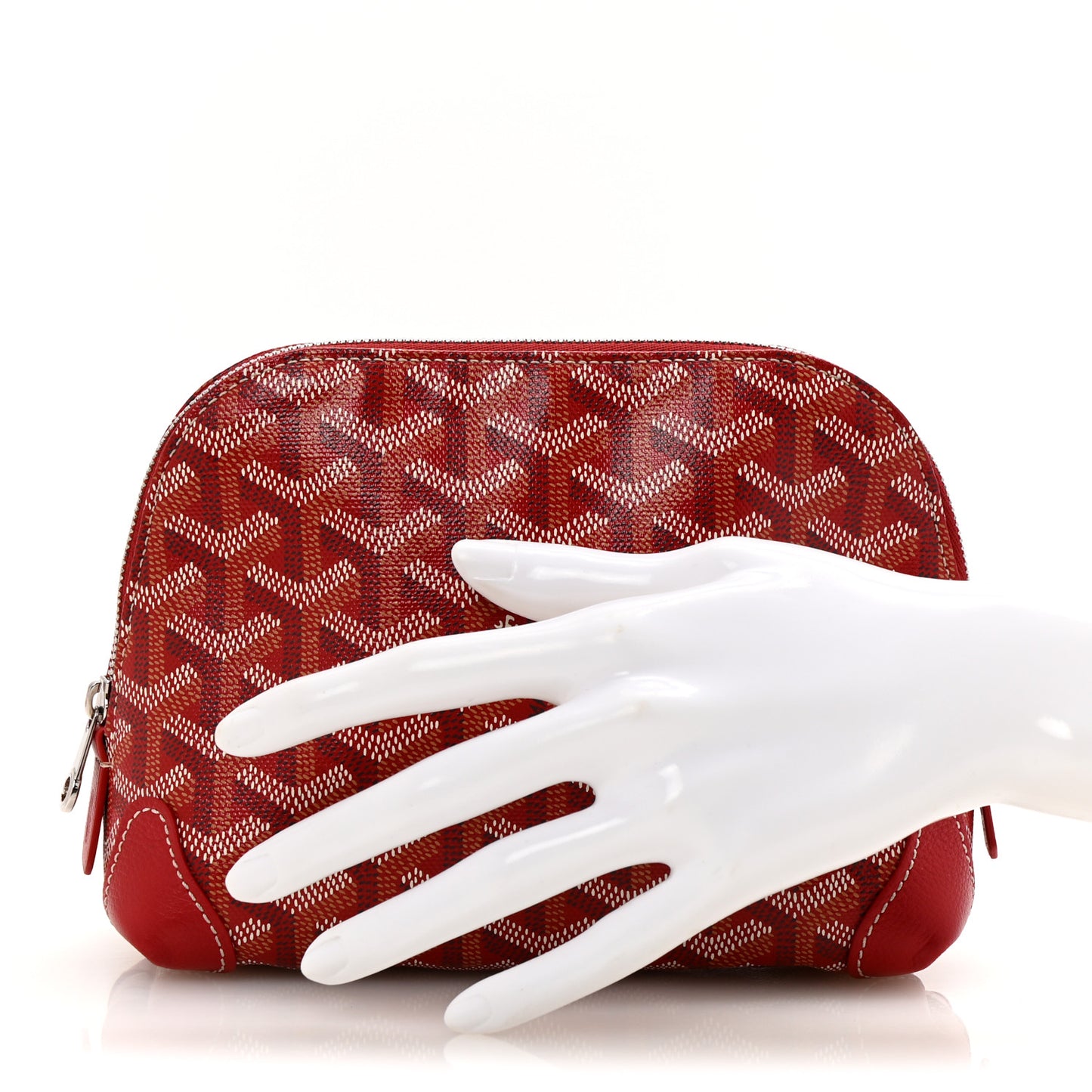 Goyardine Vendome Toiletry Pouch Red